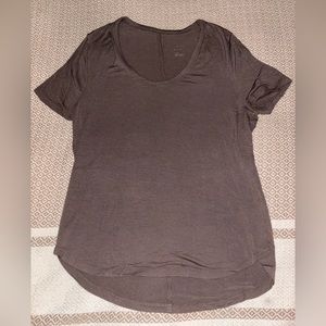 A New Day Womens Taupe Brown T-Shirt size small